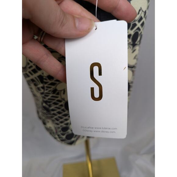 LuLaRoe Disney Randy Mickey Mouse Baseball Tee Top S Small Gray Raglan Shirt NWT - Picture 3 of 10